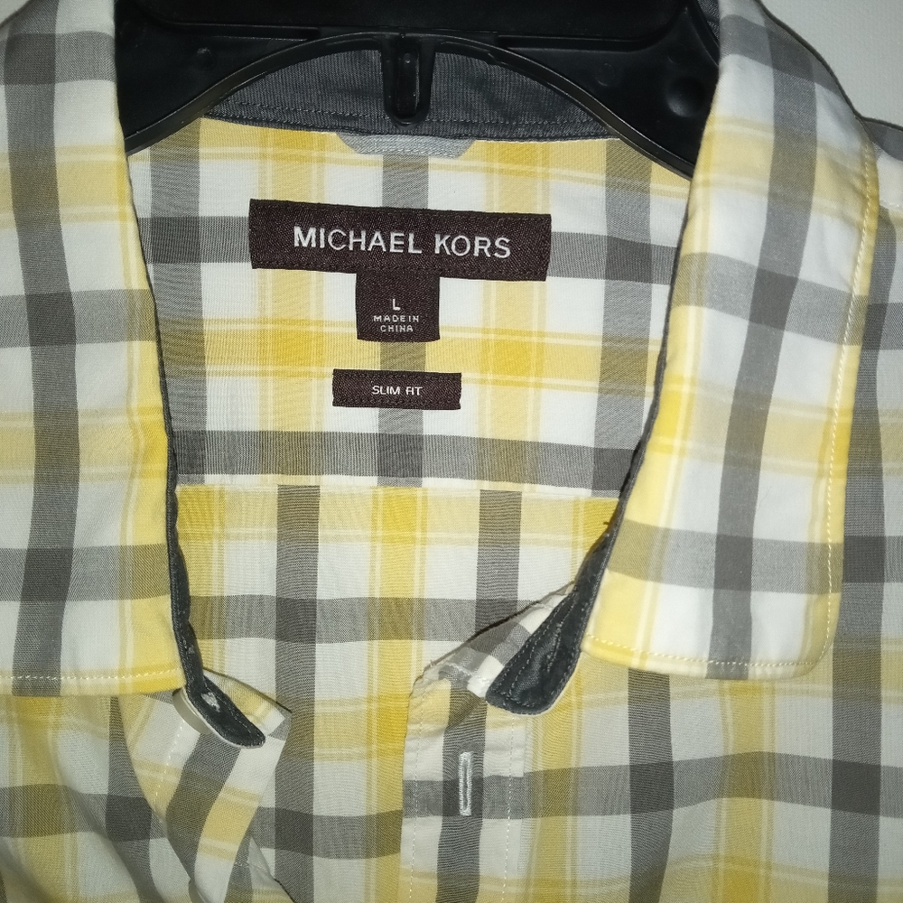 Michael Kors/ yellow/gray/white/ size L